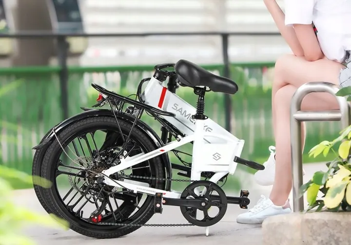 Cuadro de 17.5 pulgadas de la bicicleta eléctrica SAMEBIKE 20LVXD30-II