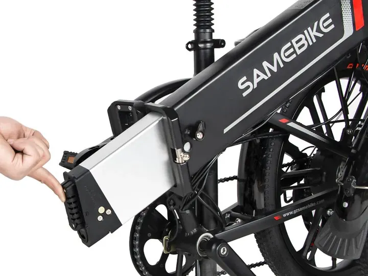 Bicicleta eléctrica unisex SAMEBIKE 20LVXD30-II diseño plegable