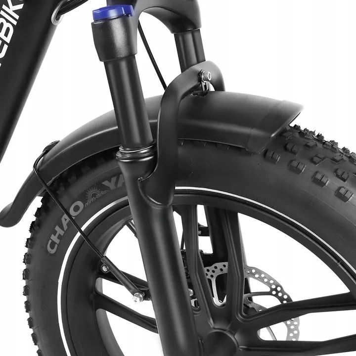 Bicicleta eléctrica Samebike C05 Pro 20" en color negro.