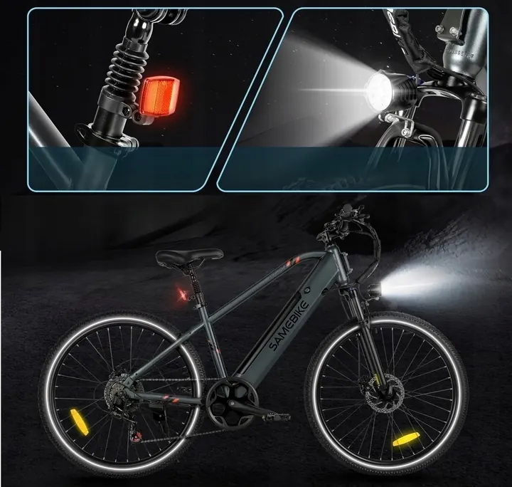 Rueda de 27.5 pulgadas de la bicicleta eléctrica SAMEBIKE RS-A01 MEN1.0