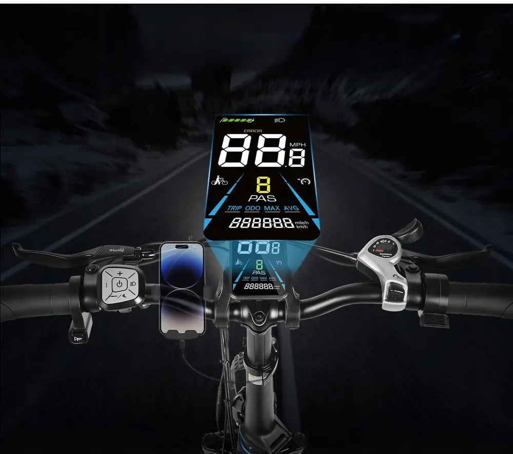 SAMEBIKE RS-A02 PRO Bicicleta Eléctrica Plegable de Montaña image 12