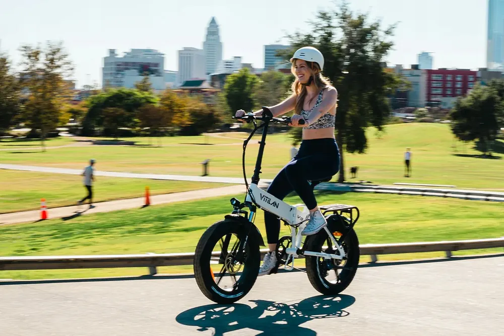 Batería incluida en la bicicleta eléctrica plegable VITILAN V3 2.0