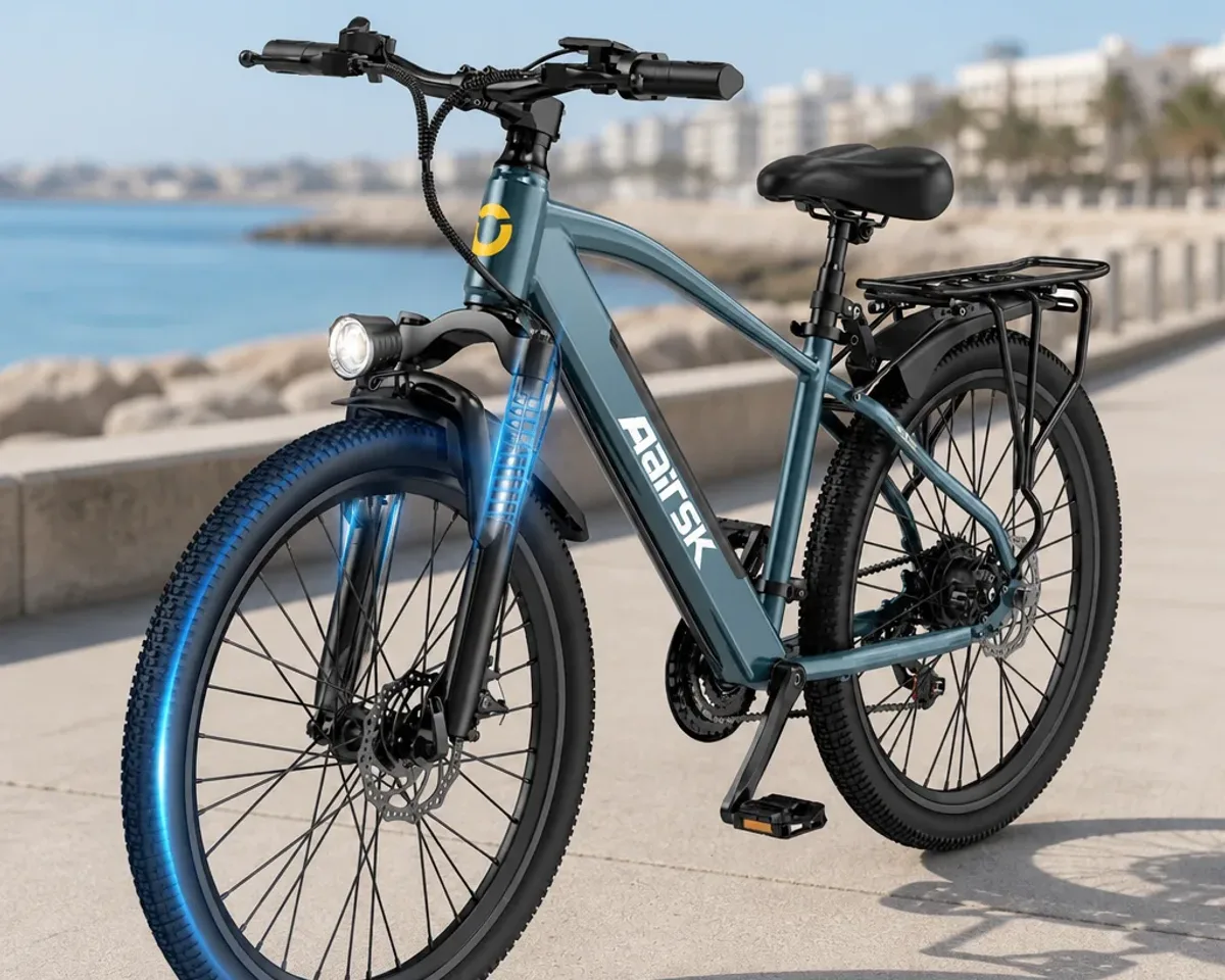 Aairsk S800 Bicicleta Eléctrica Urbana de 26 pulgadas