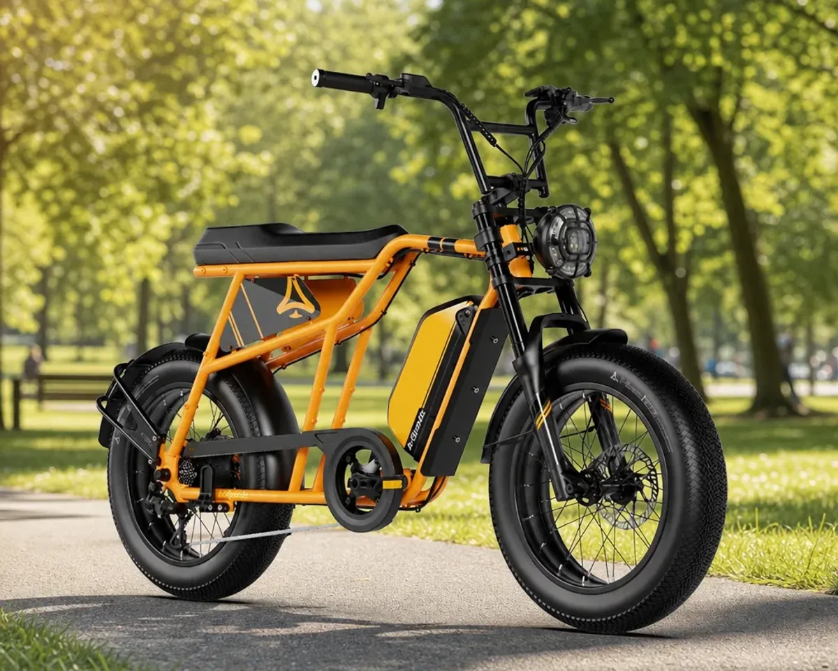 Batería extraíble de bicicleta eléctrica cargándose en un soporte
