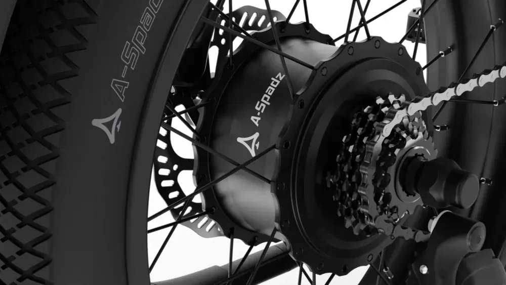 A-Spadz CAVET Air Bicicleta Eléctrica Fat Tire image 3
