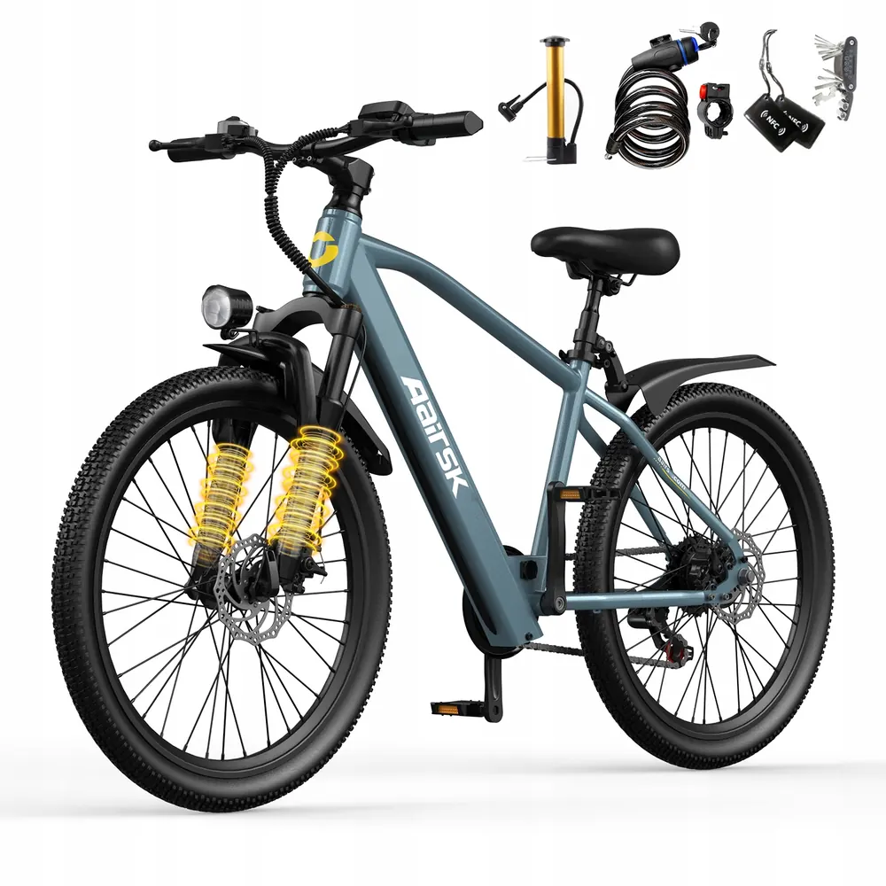 Bicicleta eléctrica Aairsk GT300 26 pulgadas 36V 10Ah 7 velocidades