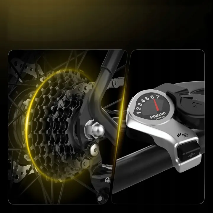 Bicicleta eléctrica Aairsk Q7 con cuadro de talla L