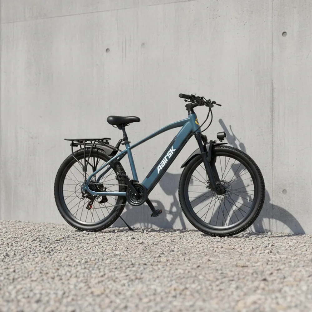 Motor de 250W en bicicleta eléctrica Aairsk S800, autonomía 70 km, urbana