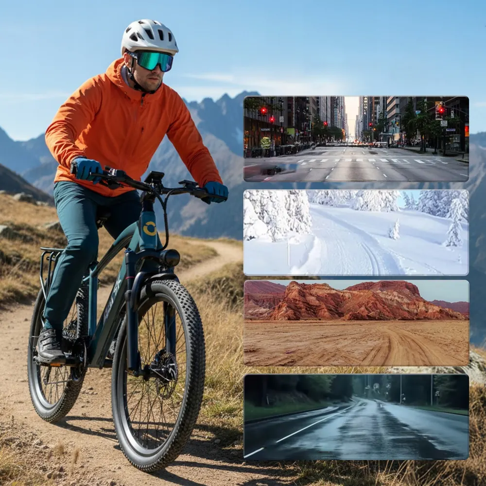 Marca Aairsk en la bicicleta eléctrica urbana S800, diseño moderno