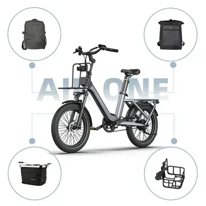ADO Air One Pro | Ultra Bicicleta Eléctrica Cargo Familiar image 3