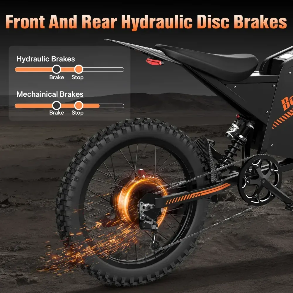 Bopzin Q8 Fat Tire Eléctrica de Montaña image 3