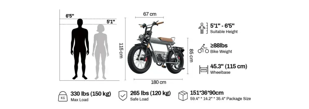 Coswheel CT20 2.0 Bicicleta Eléctrica Fat Tire image 2