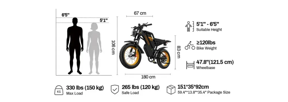 Coswheel GT20 Max Bicicleta Eléctrica Fat Tire image 2