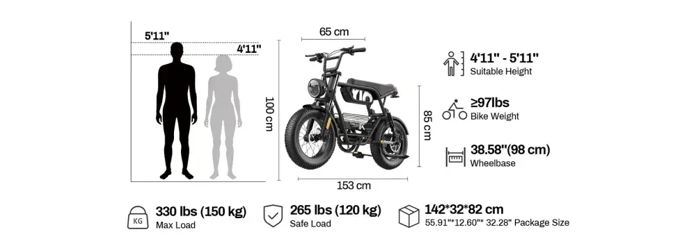 Coswheel Y16 Bicicleta Eléctrica Fat Tire image 3