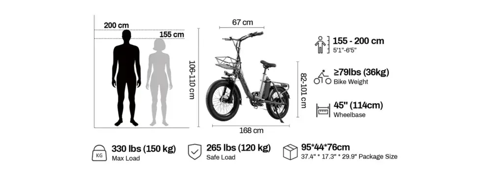 Coswheel Y20L Bicicleta Eléctrica Plegable image 2