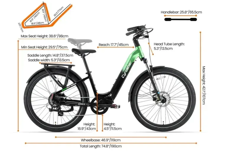 Cyrusher Grace Bicicleta Eléctrica Urbana image 2