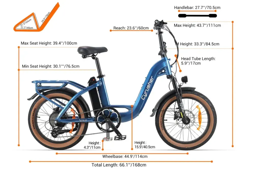 Cyrusher Nova Bicicleta Eléctrica Urbana image 2
