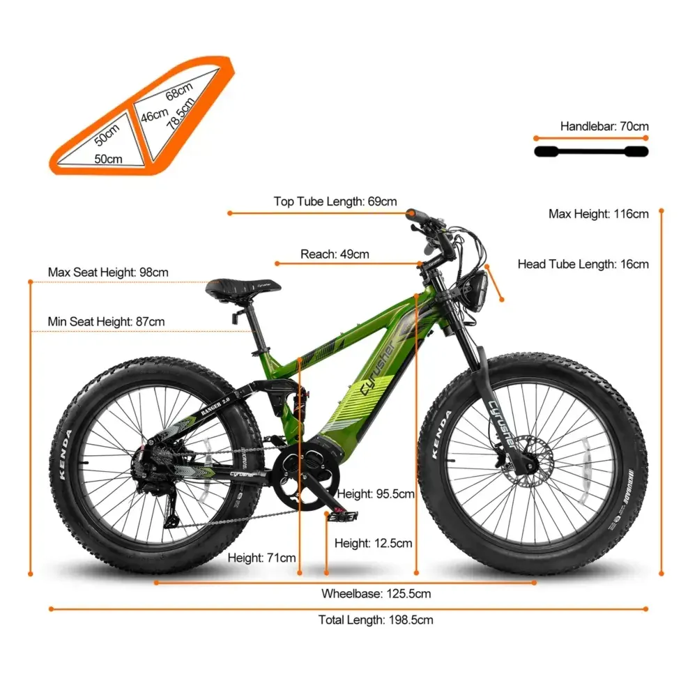 Cyrusher Ranger 2.0 Bicicleta Eléctrica de Montaña image 2