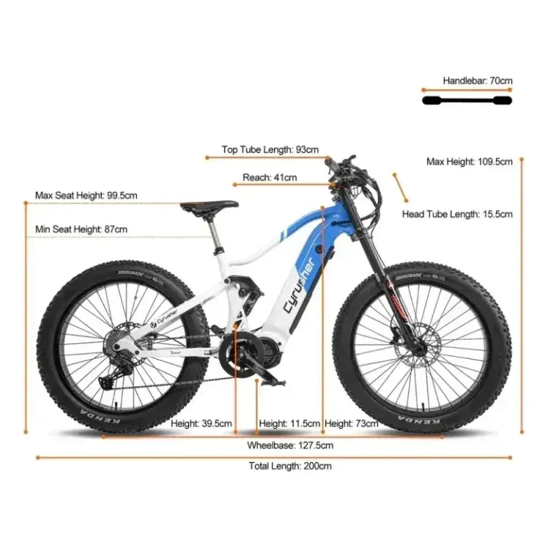 Cyrusher Trident Bicicleta Eléctrica Fat Tire image 2