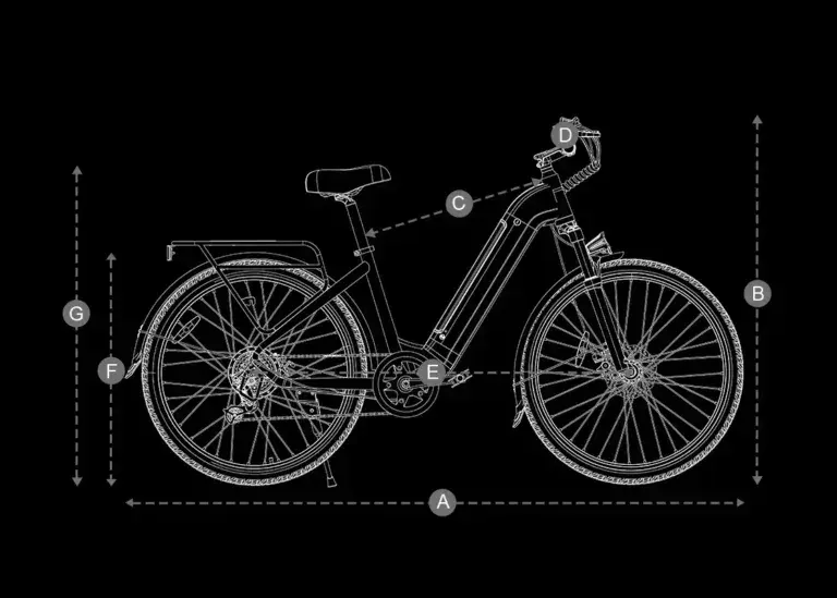 DYU C1 Bicicleta Eléctrica de Ciudad 26" image 2