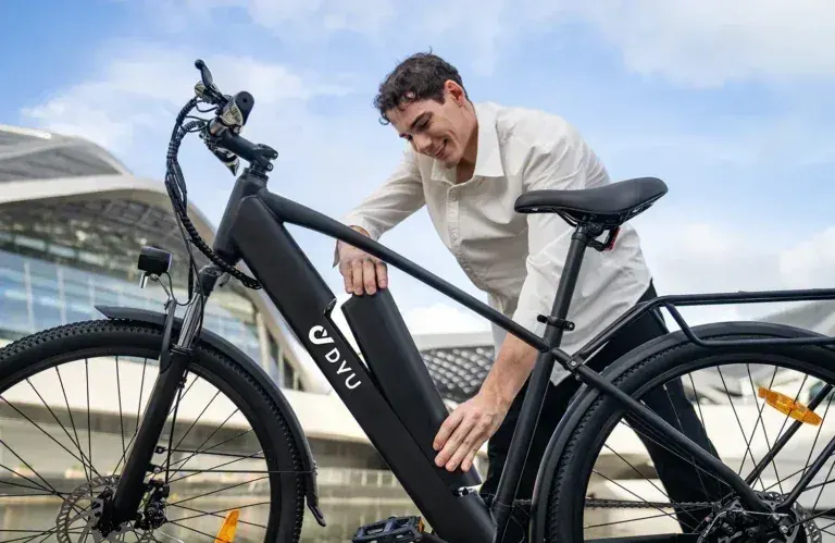 DYU C5 Bicicleta Eléctrica Urbana de 27,5 Pulgadas image 12