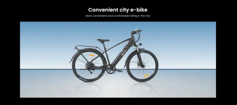 DYU C5 Bicicleta Eléctrica Urbana de 27,5 Pulgadas image 9
