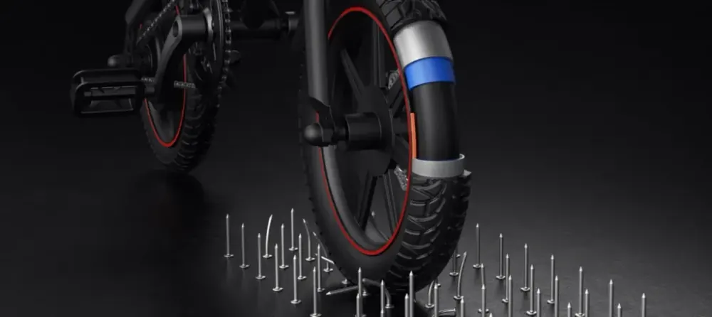 DYU D3F Bicicleta Eléctrica Plegable de 14 Pulgadas image 5