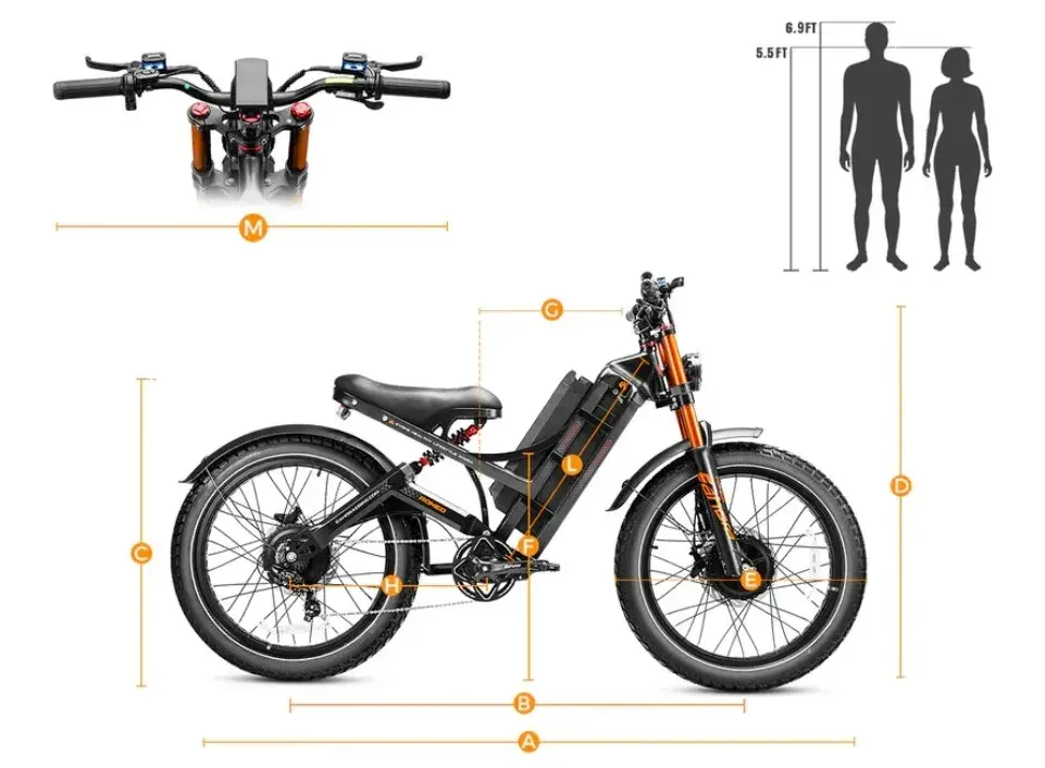 Eahora Romeo Ultra II Bicicleta Eléctrica Fat Tire image 2