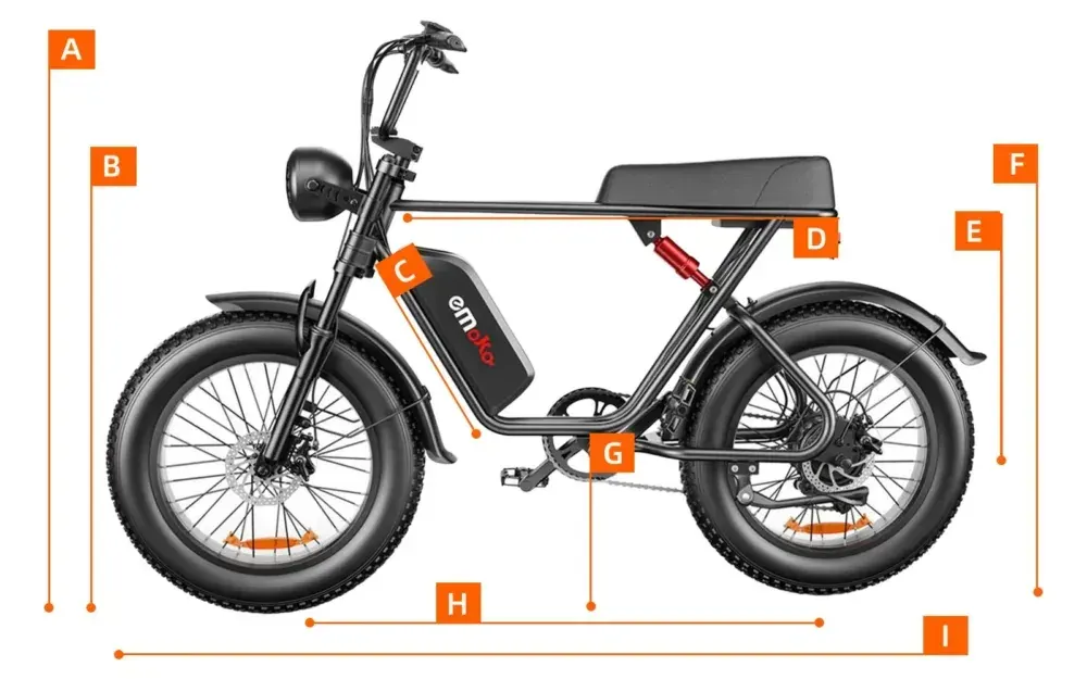 Emoko C91 Bicicleta Eléctrica Fat Tire de Doble Motor image 2