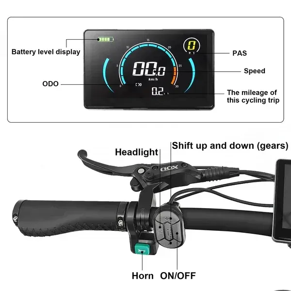 Emoko C94 Bicicleta Eléctrica de Carga para Reparto image 4