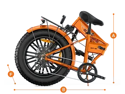 Engwe EP-2 Boost Bicicleta Eléctrica Plegable Fat Bike image 3