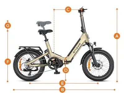Engwe L20 3.0 Pro Bicicleta Eléctrica Plegable image 2