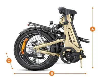 Engwe L20 3.0 Pro Bicicleta Eléctrica Plegable image 3