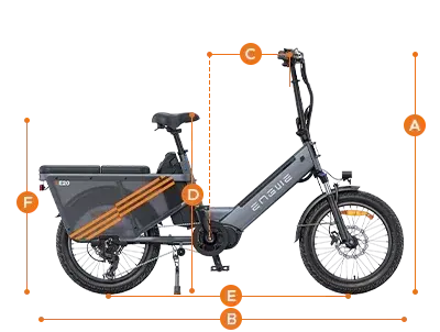 Engwe LE20 Bicicleta Eléctrica de Carga image 2