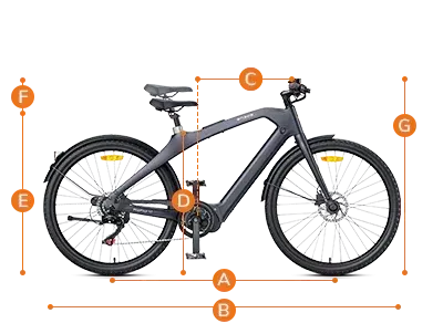 Engwe N1 PRO Bicicleta eléctrica urbana de carbono image 2
