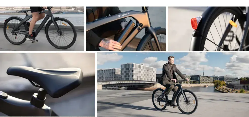 Engwe N1 PRO Bicicleta eléctrica urbana de carbono image 4