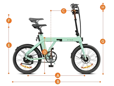 Engwe P20 Bicicleta Eléctrica Plegable image 2
