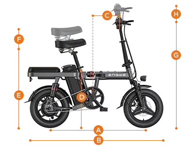 Engwe T14 Bicicleta Eléctrica Plegable image 2