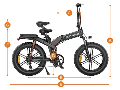 Engwe X26 Bicicleta Eléctrica Plegable Fat Tire image 2
