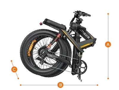Engwe X26 Bicicleta Eléctrica Plegable Fat Tire image 5