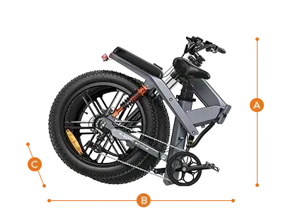 Engwe X26 Bicicleta Eléctrica Plegable Fat Tire image 7