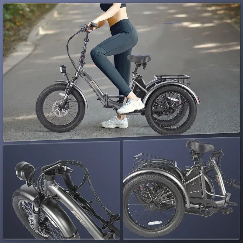 Fafrees F20 Mate Triciclo Eléctrico Plegable image 6