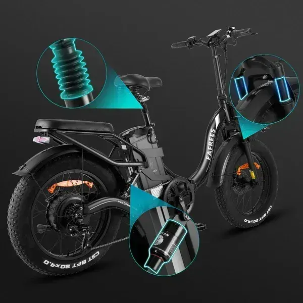 Fafrees F20 X-Max Bicicleta Eléctrica de Carga Plegable image 3