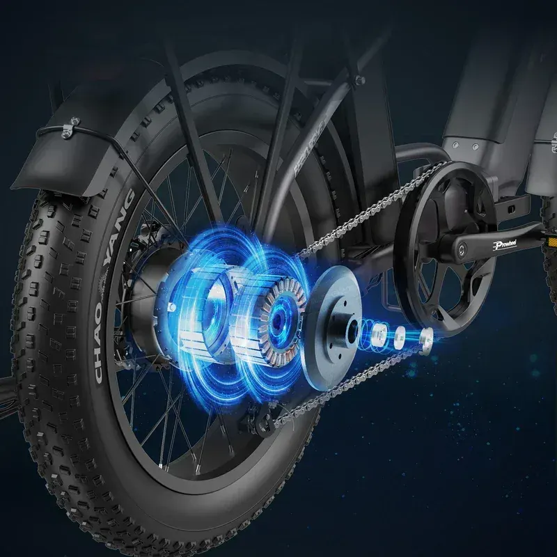 Fafres FF20 Polar Bicicleta Eléctrica Plegable Fat Tire image 5