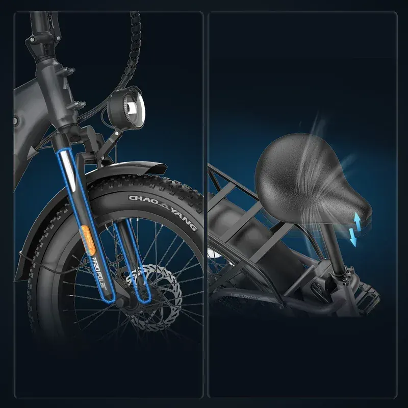 Fafres FF20 Polar Bicicleta Eléctrica Plegable Fat Tire image 6