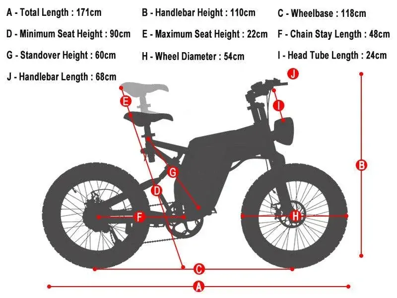 Gunai MX25 Bicicleta Eléctrica Fat Tire image 2
