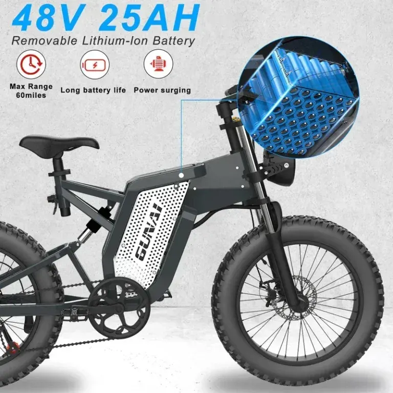 Gunai MX25 Bicicleta Eléctrica Fat Tire image 3