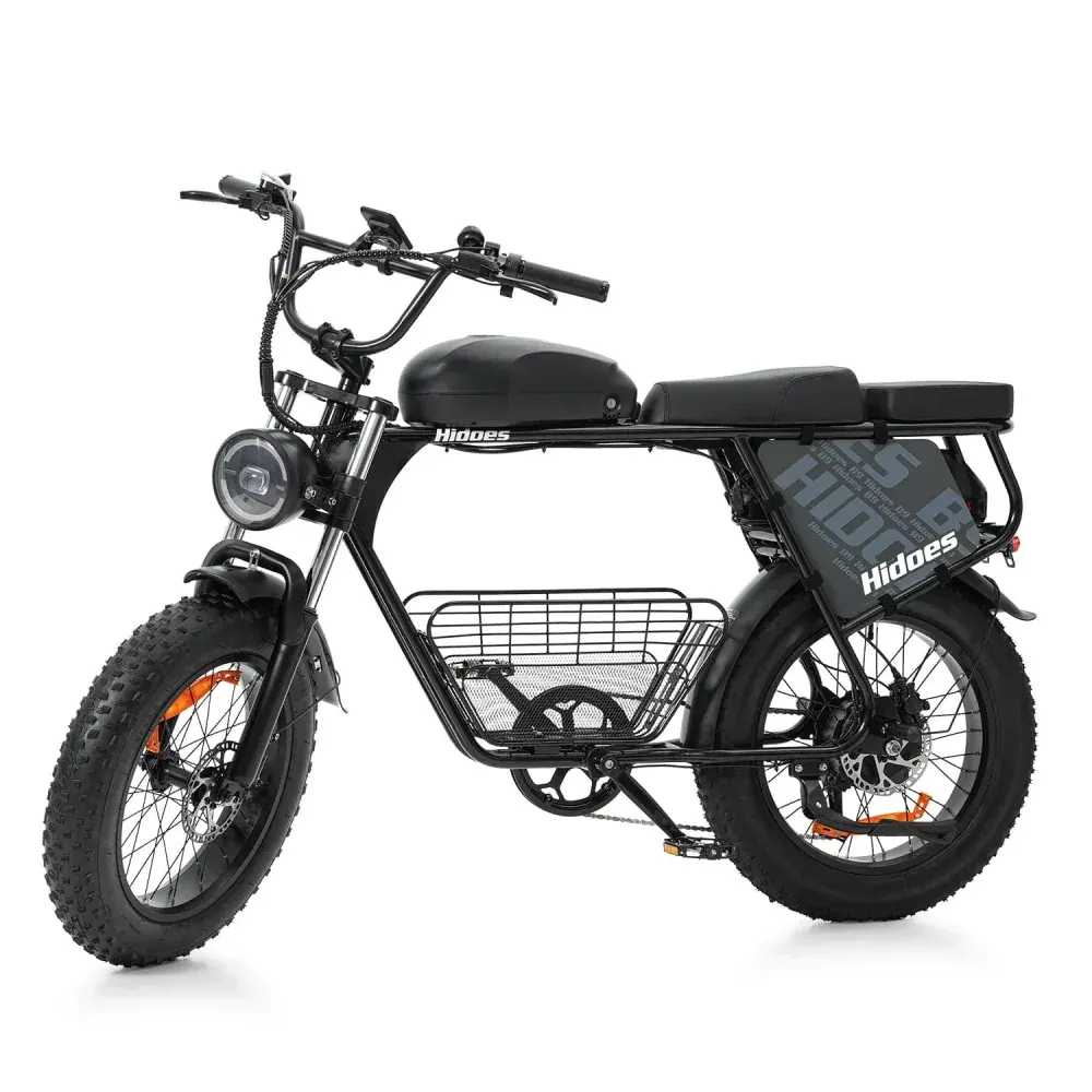 Hidoes B9 Bicicleta Eléctrica Fat Tire de Doble Batería image 9