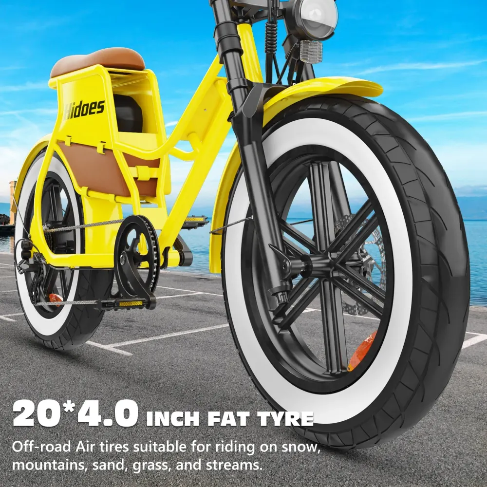 Hidoes C8 Bicicleta Eléctrica Fat Tire image 10