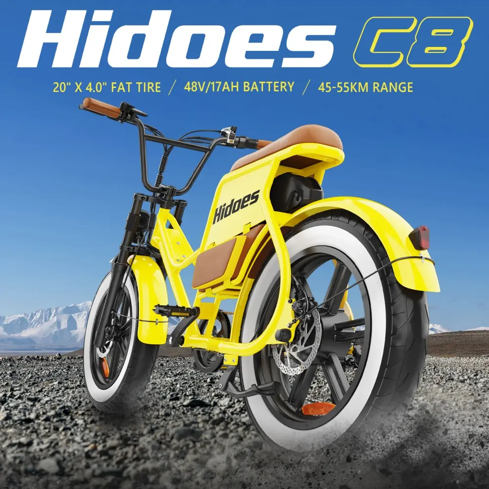 Hidoes C8 Bicicleta Eléctrica Fat Tire image 8